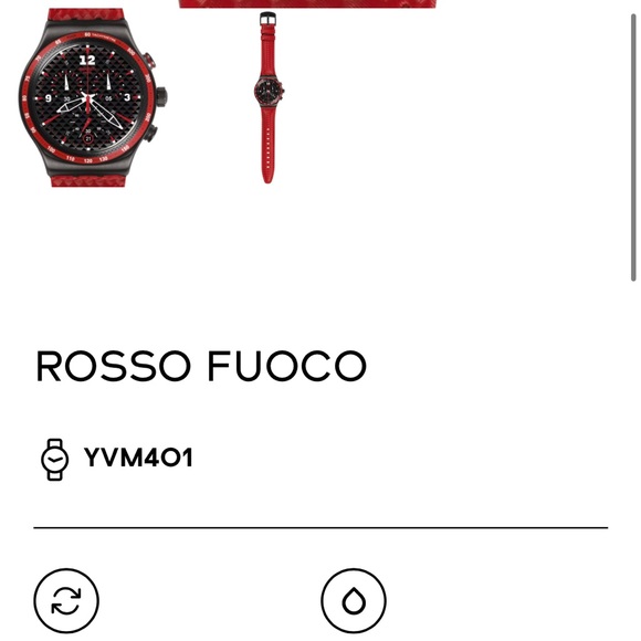 Swatch ROSSO FUOCO - Picture 7 of 7